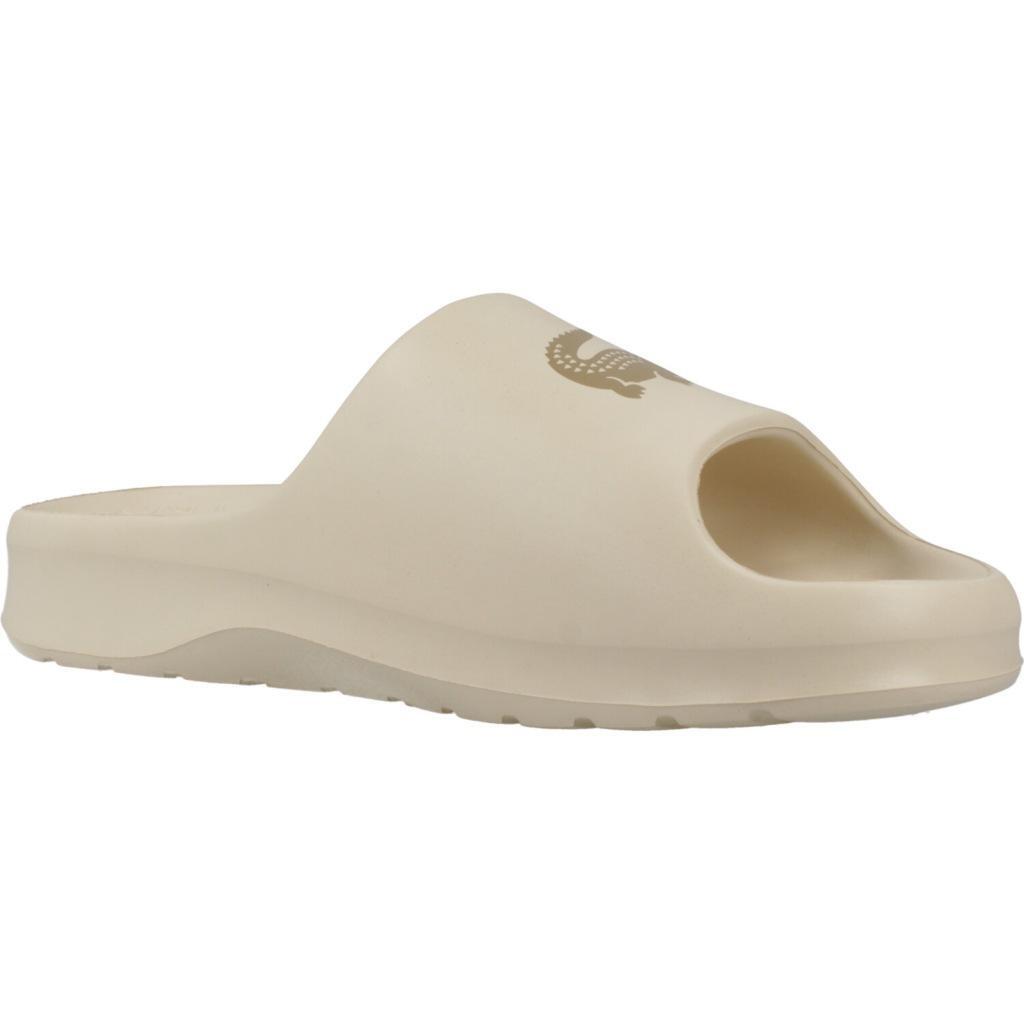 Infradito Lacoste Modello Serve Slide 2.0 Colore Beige 5/5