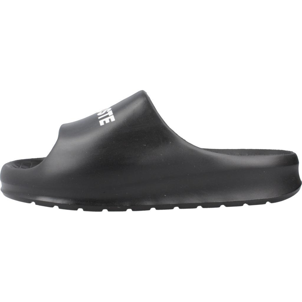 Infradito Lacoste Modello Serve Slide 2.0 Synthetic Colore Nero 2/5