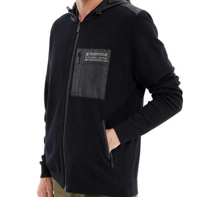 Jackett Munich Modell Cardigan Bari Farbe Schwarz