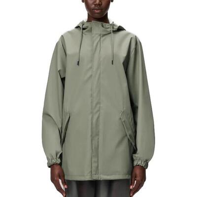 Giacca Rains Modello Fishtail Jacket W3 Colore Grigio