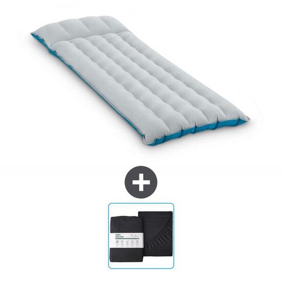 Matelas gonflable Intex Camping - 1P - 184x67x17 cm + Accessoires CB22