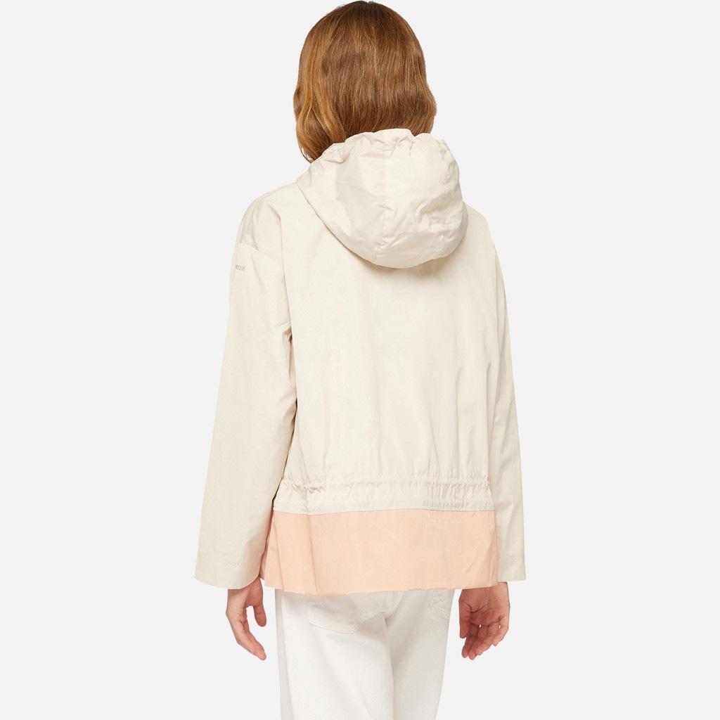 Veste Geox Modèle W Bulmya Parka Couleur Beige 3/5
