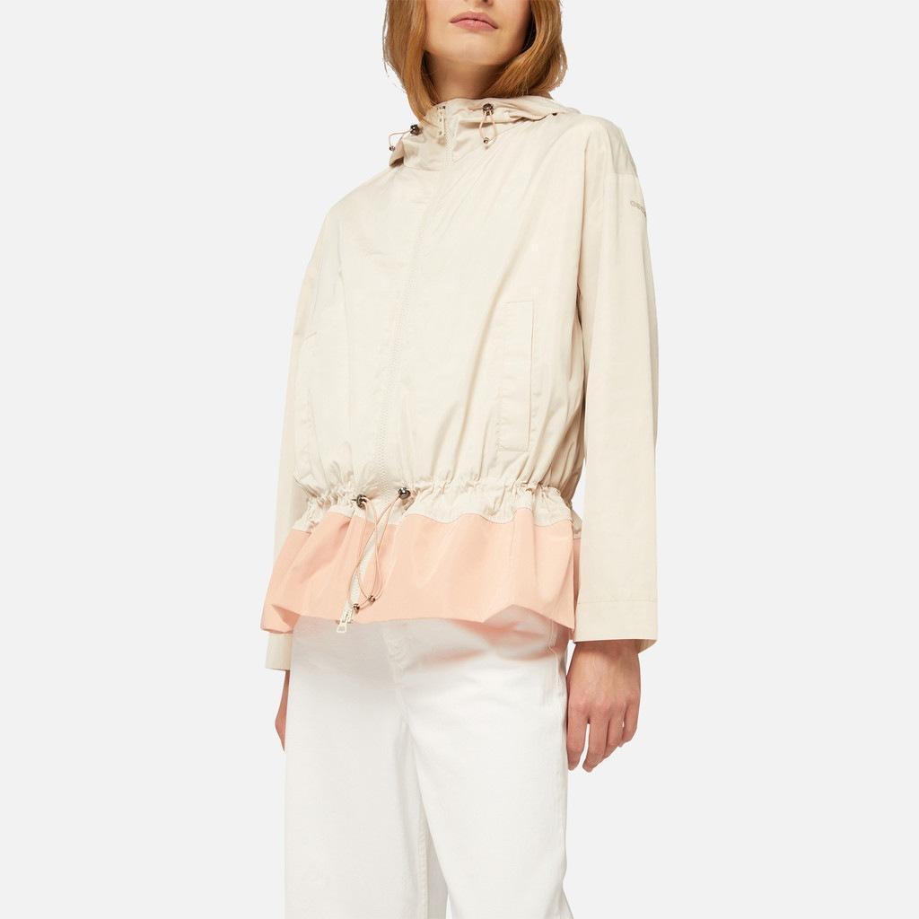 Veste Geox Modèle W Bulmya Parka Couleur Beige 4/5