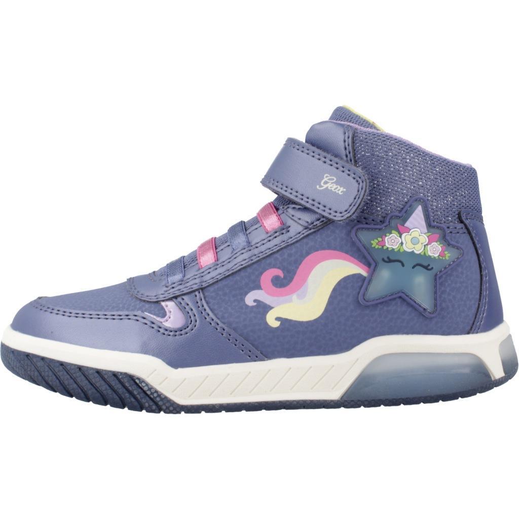 Baskets Geox Modèle J Inek Girl Couleur Bleu 2/5