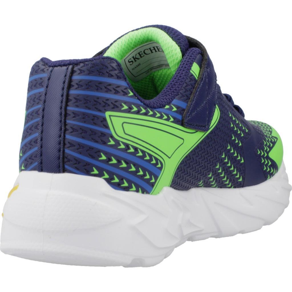 Baskets Skechers Modèle S Lights: Flex-glow Bolt Couleur Bleu 3/5