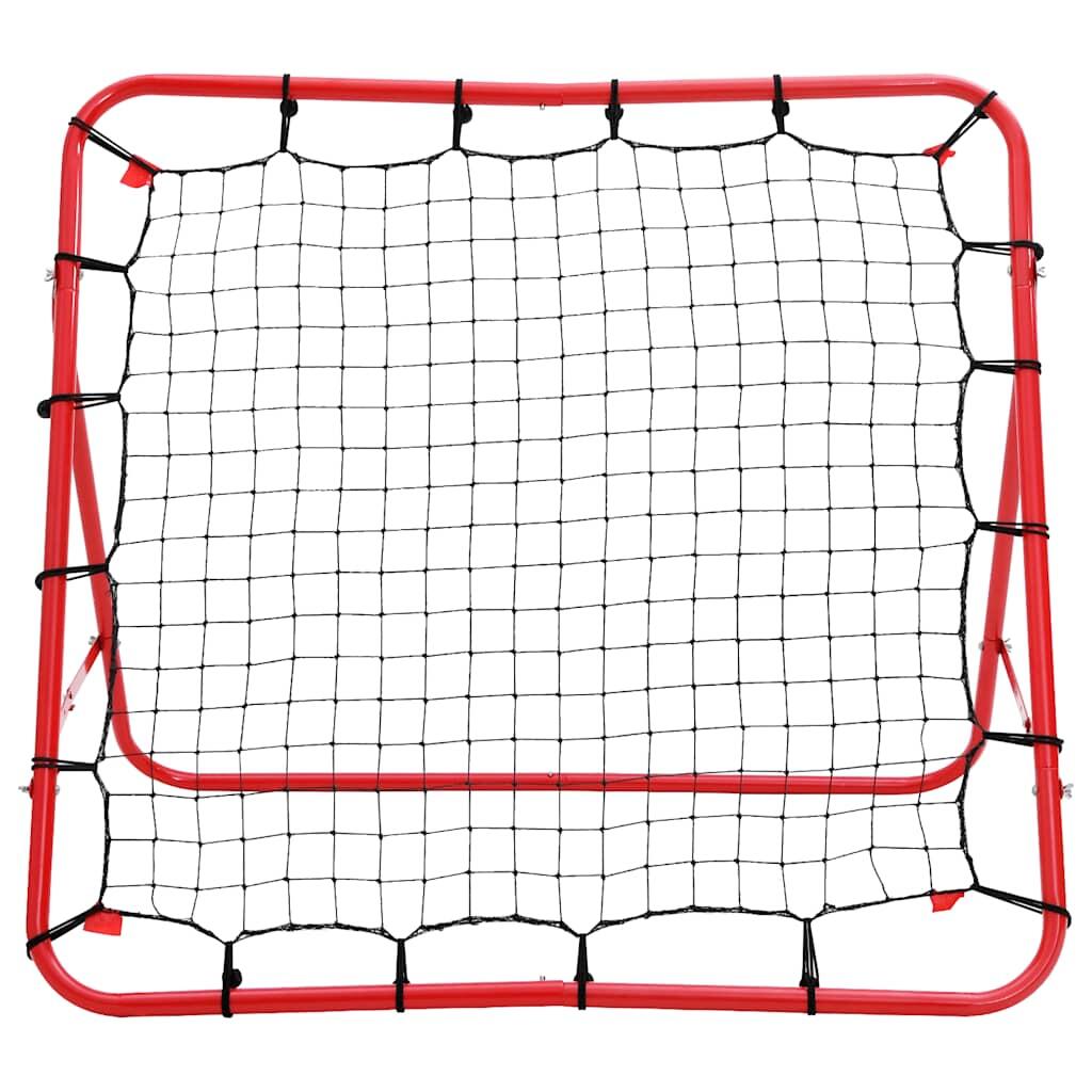 Fußball-Rückprallgerät vidaXL verstellbar rot 2/4