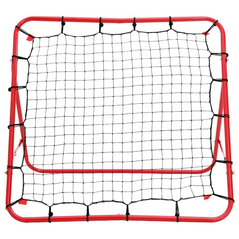 Rebounder de fotbal reglabil vidaXL roșu