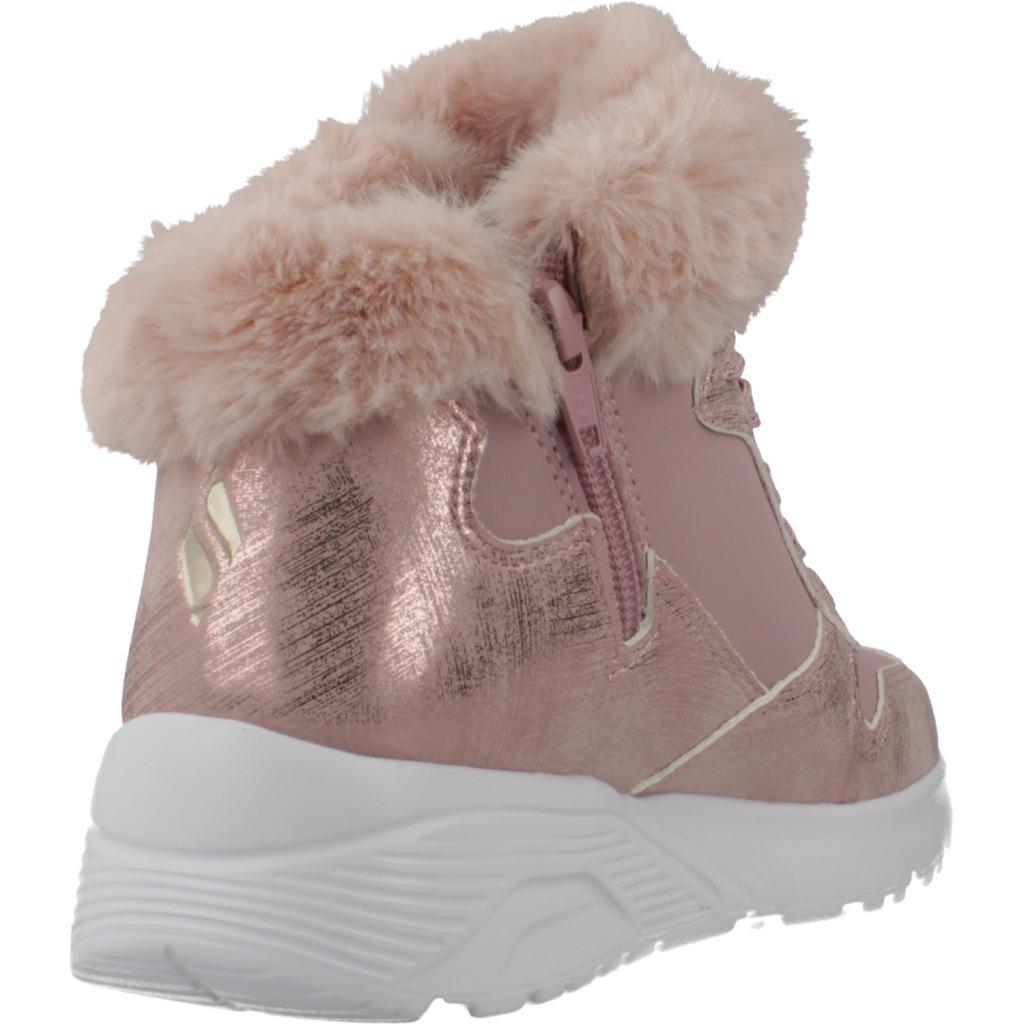 Baskets Skechers Modèle Uno Lite - Comfurt C Couleur Rose 3/5