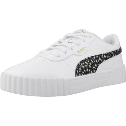 Baskets Puma Modèle Carina 3.0 Animal Jr Couleur Blanc
