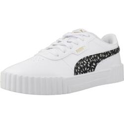 Baskets Puma Modèle Carina 3.0 Animal Jr Couleur Blanc