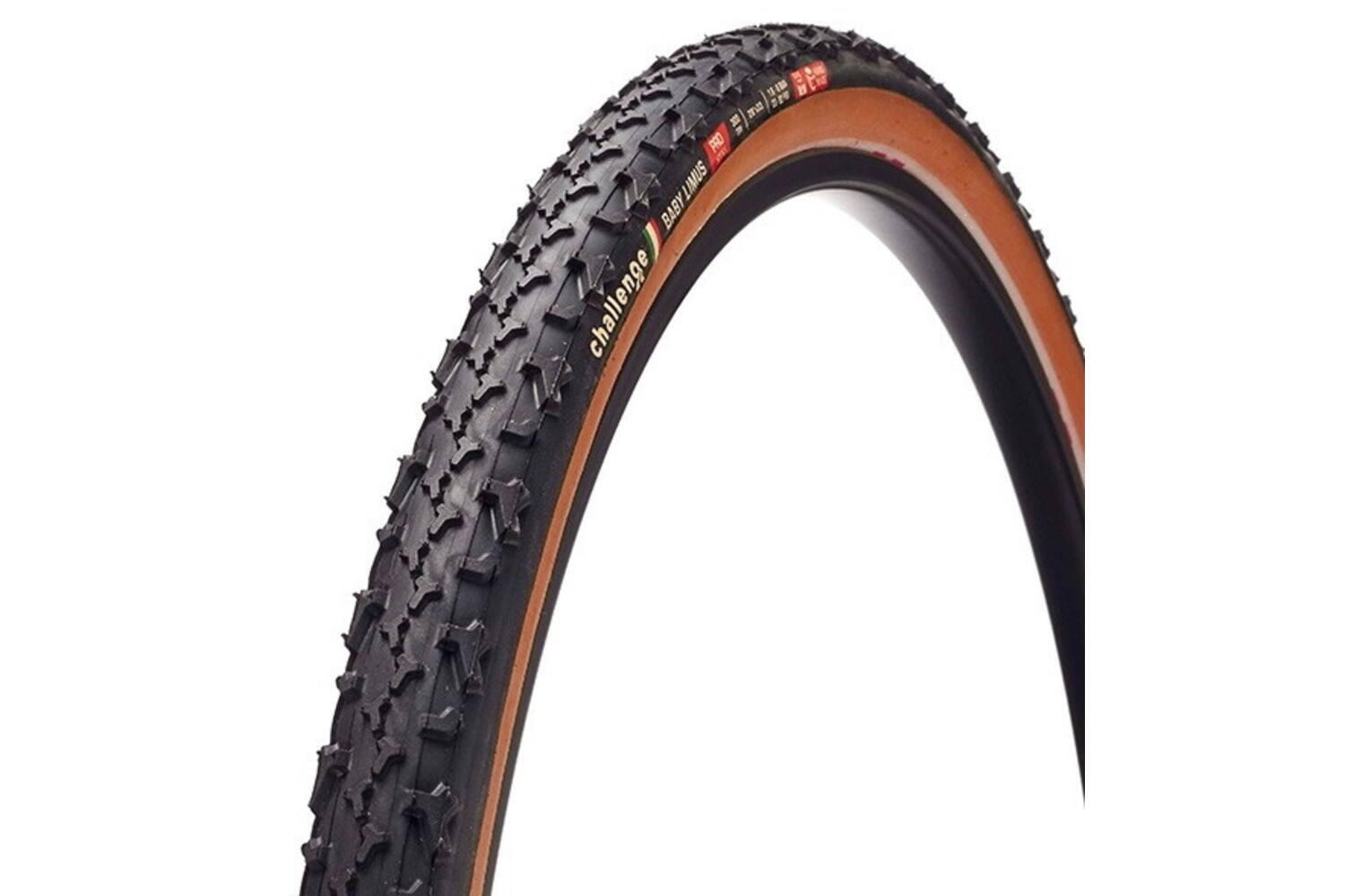 CHALLENGE Challenge Baby Limus Pro OT TLR 700x33C Zwart Bruin