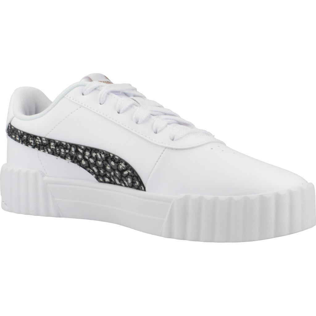 Ténis Puma Modelo Carina 3.0 Animal Jr Cor Branco 5/5