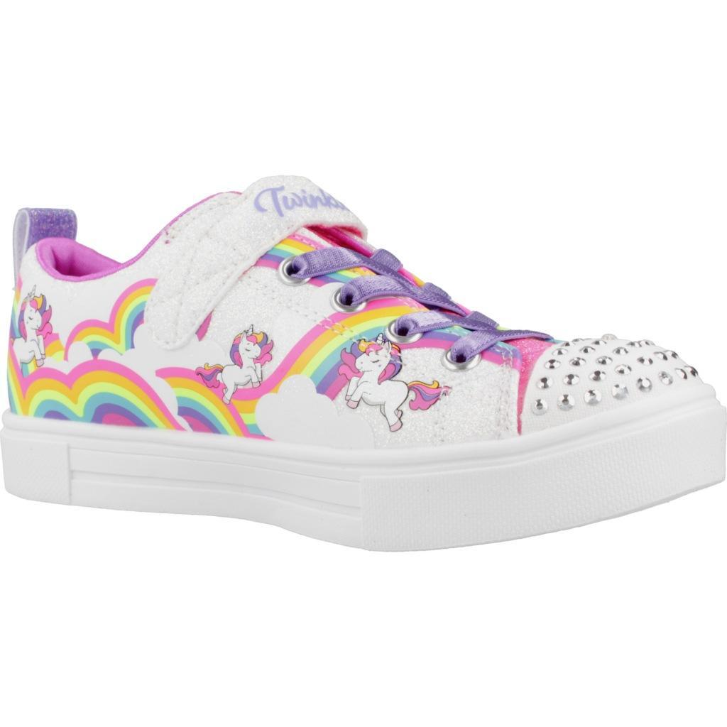 Scarpe Da Ginnastica Skechers Modello Twinkle Toes: Twinkle Spark Colore Bianco 5/5