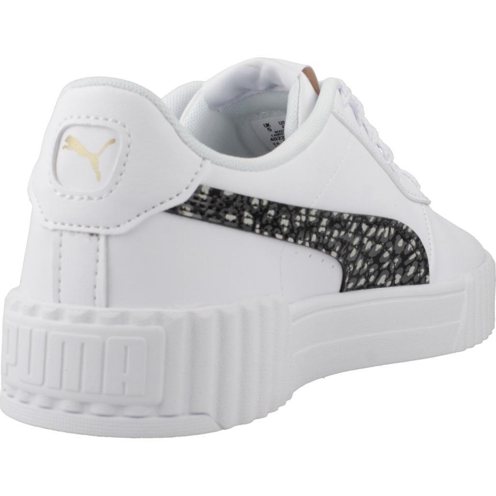 Ténis Puma Modelo Carina 3.0 Animal Jr Cor Branco 3/5