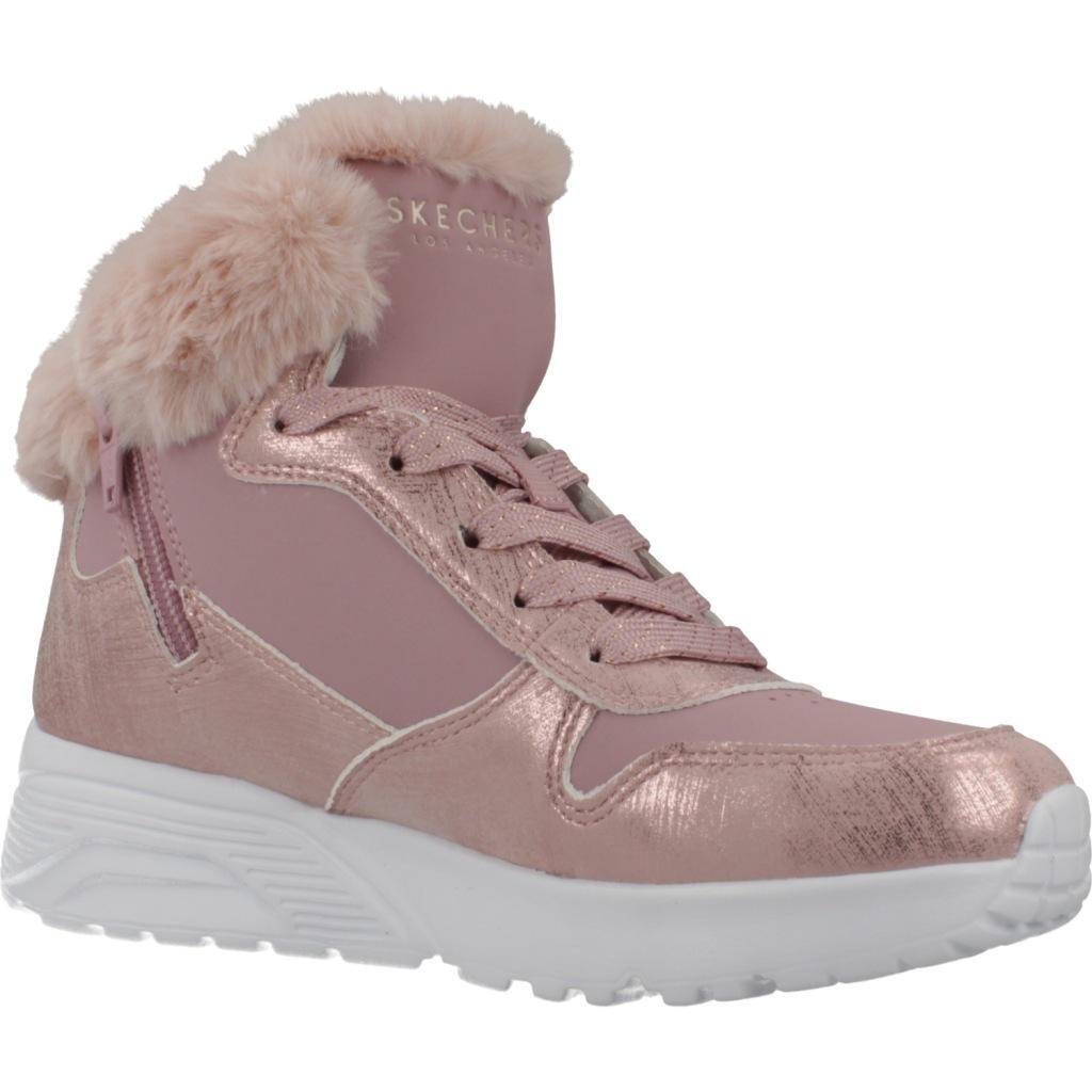 Baskets Skechers Modèle Uno Lite - Comfurt C Couleur Rose 5/5