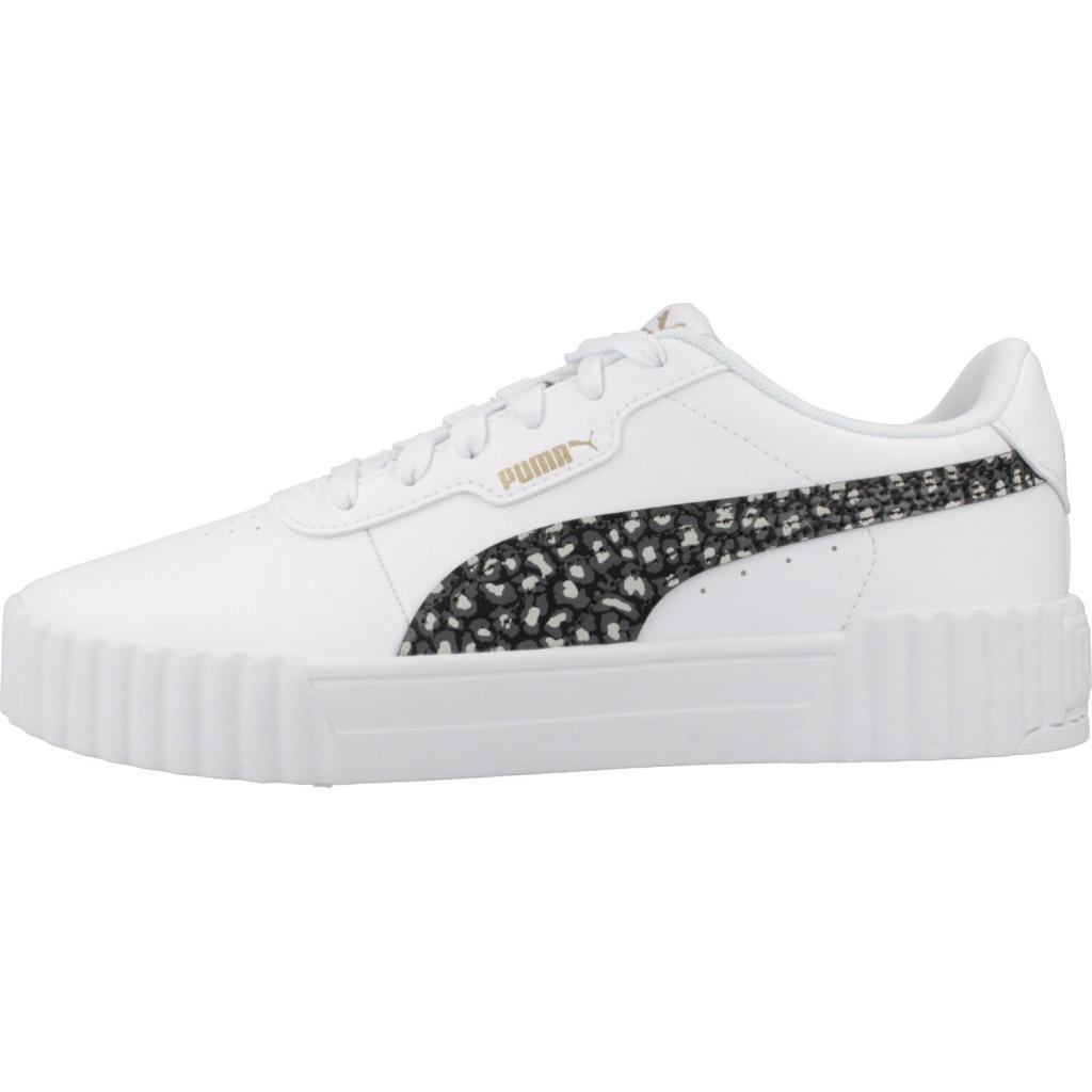 Ténis Puma Modelo Carina 3.0 Animal Jr Cor Branco 2/5