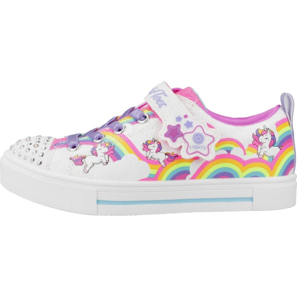 Scarpe Da Ginnastica Skechers Modello Twinkle Toes: Twinkle Spark Colore Bianco 2/5