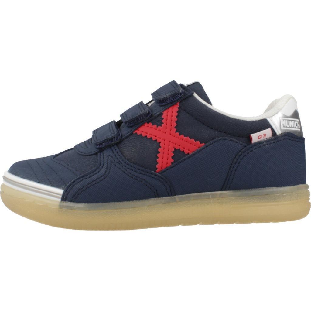 Baskets Munich Modèle G3 Kid Vco 439 Couleur Bleu 2/5