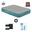 Matelas gonflable Bestway Alwayszair - 2P -  203x152x36 cm + Accessoires CB18