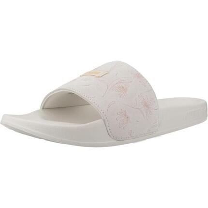 Claquettes Puma Modèle Leadcat 2.0 Crafted Flower Couleur Blanc