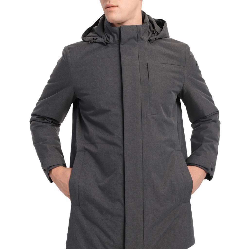 Kurtka GEOX M KAVEN LONG JKT Szary 1/4