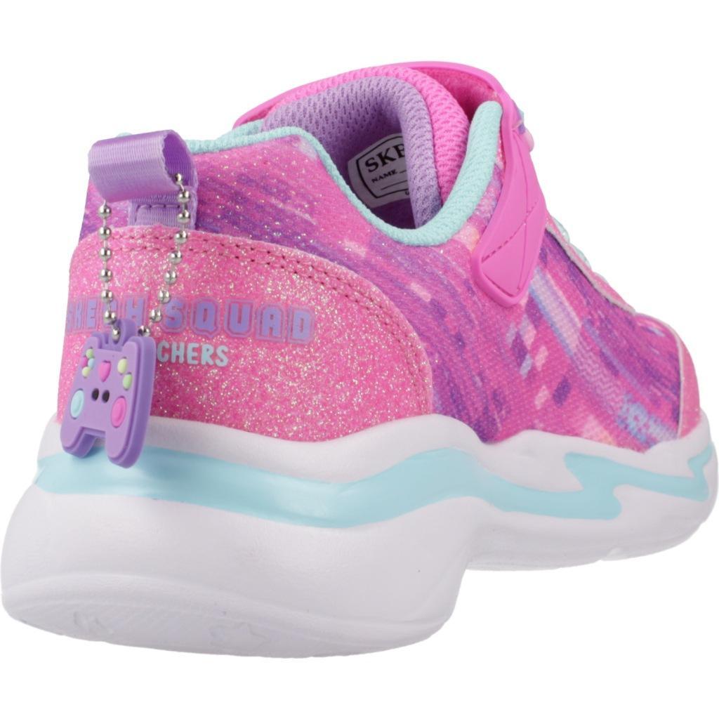 Baskets Skechers Modèle Skech Squad Couleur Rose 3/5