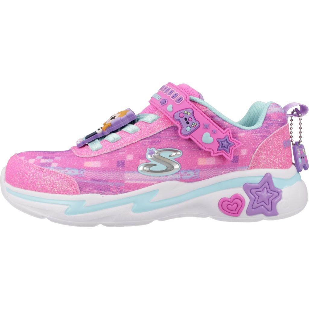 Baskets Skechers Modèle Skech Squad Couleur Rose 2/5