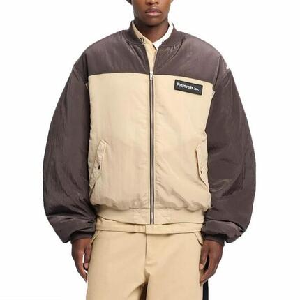 Veste Reebok Modèle Bomber Jacket Couleur Marron