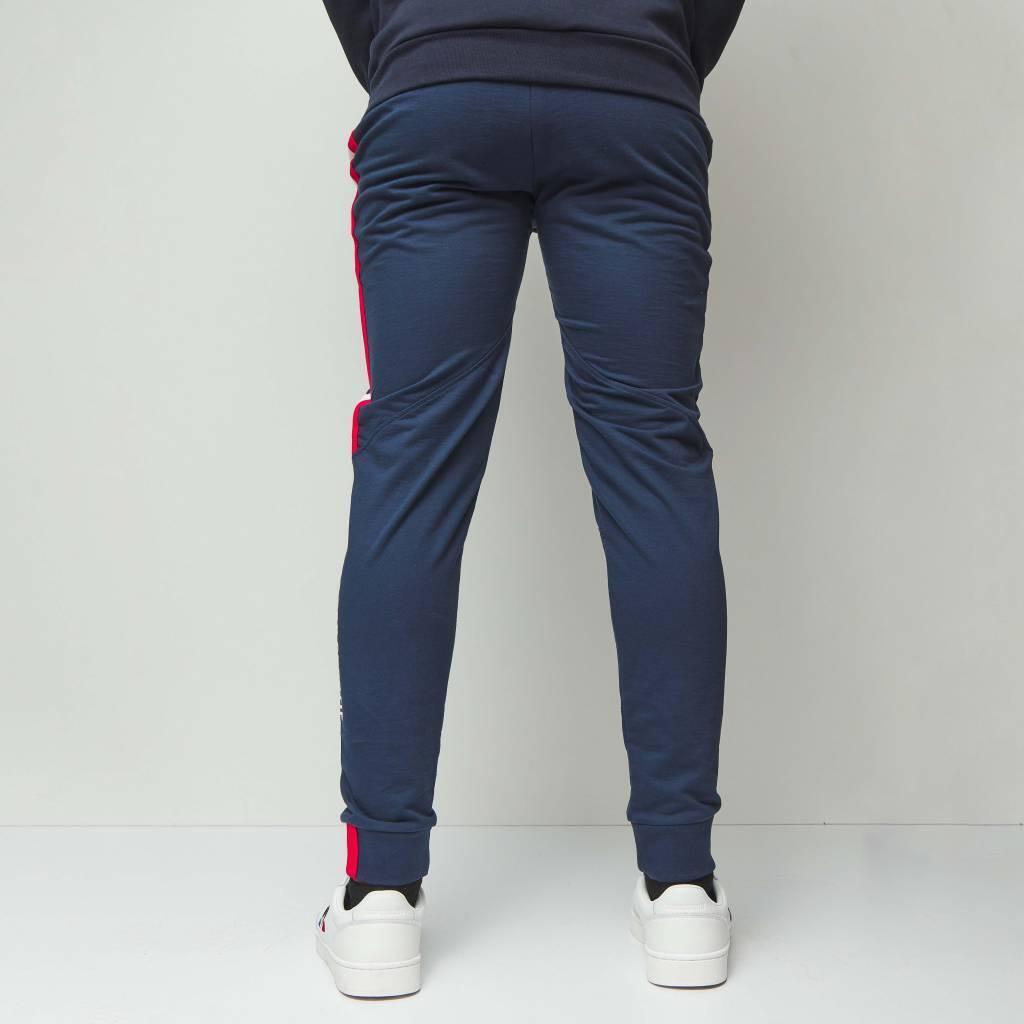 Pantaloni Le Coq Sportif Modello Saison 1 Pant Regular Colore Blu 3/5