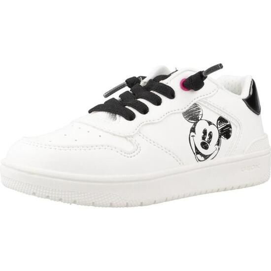 Baskets Geox Modèle J Washiba Girl Couleur Blanc