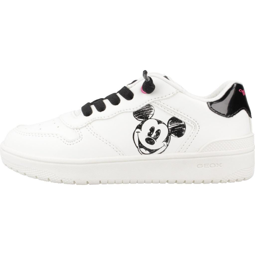 Ténis Geox Modelo J Washiba Girl Cor Branco 2/5