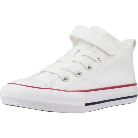 Baskets Converse Modèle Chuck Taylor All Star Malden Street Couleur Blanc