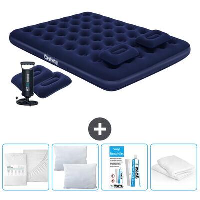 Luchtbed bestway - 2p - 203x152x22 cm + accessoires cb15