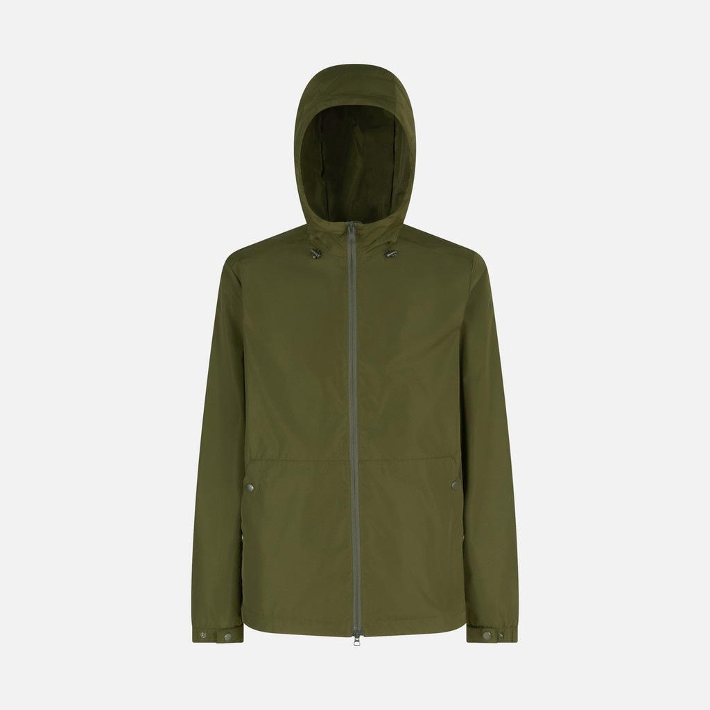 Veste Geox Modèle M Leitan Mid Parka Couleur Vert 2/5