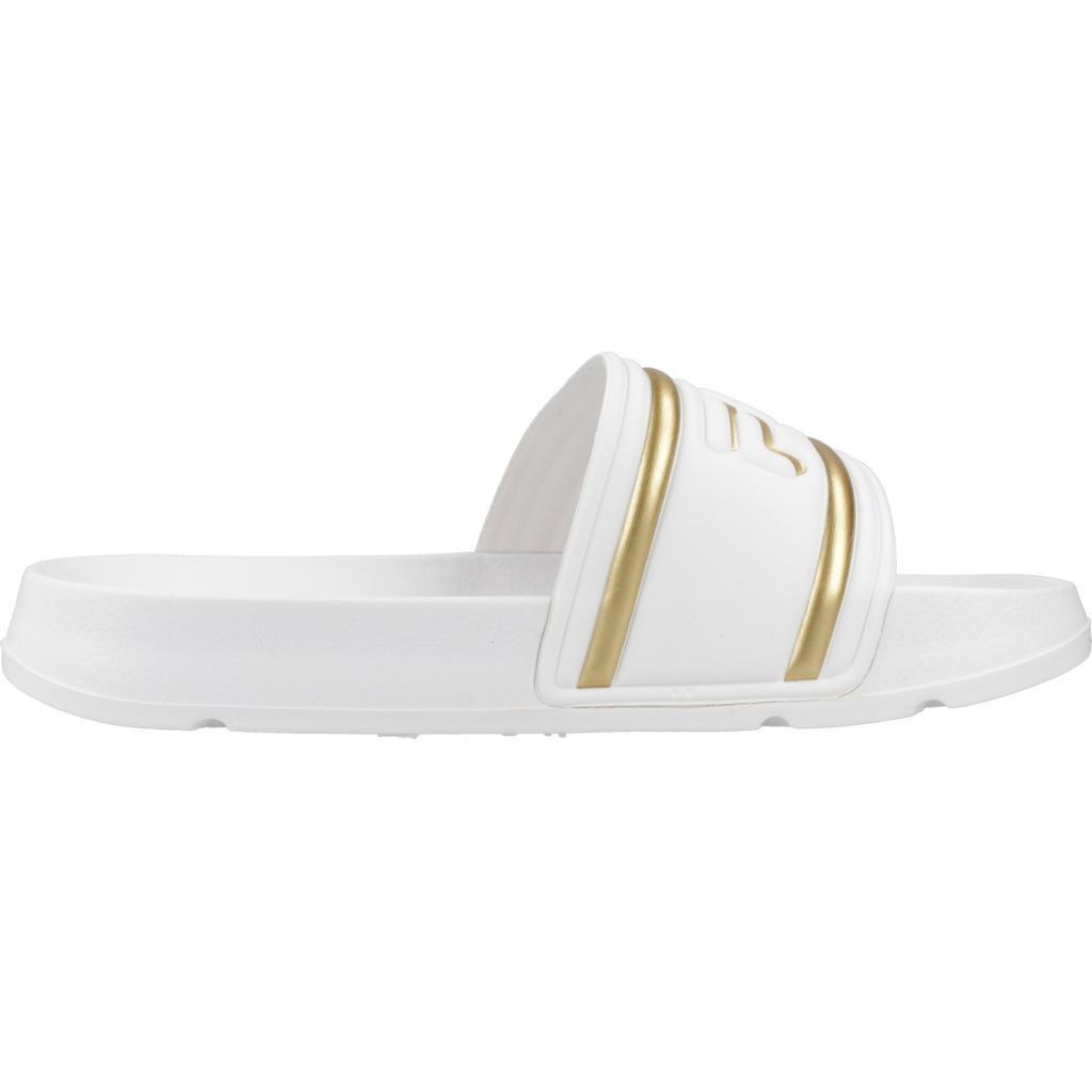 Claquettes Fila Modèle Morro Bay Logo Couleur Blanc 4/7