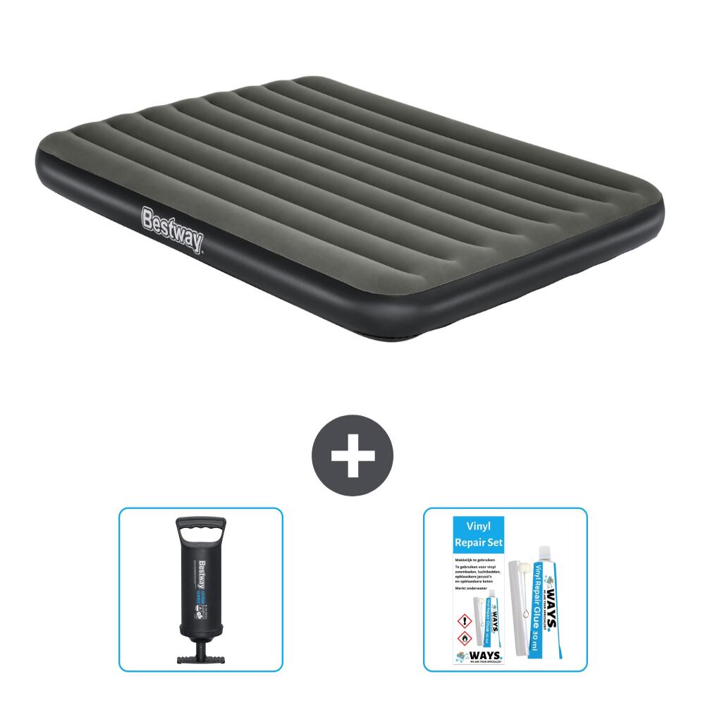 BESTWAY Luchtbed Bestway - 2P -  203x152x25 cm + Accessoires CB13