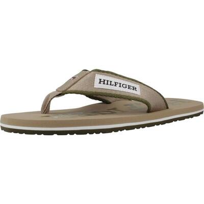 Infradito Tommy Hilfiger Modello Patch Hilfiger Beach San Colore Grigio