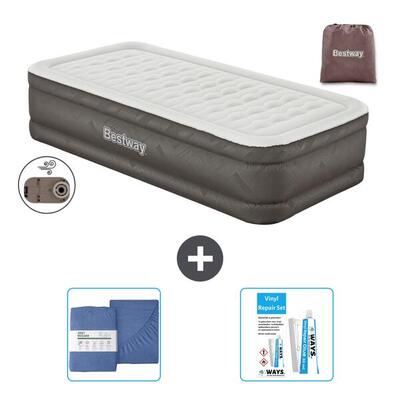 Luchtbed bestway - 1p - 191x97x46 cm + accessoires cb39
