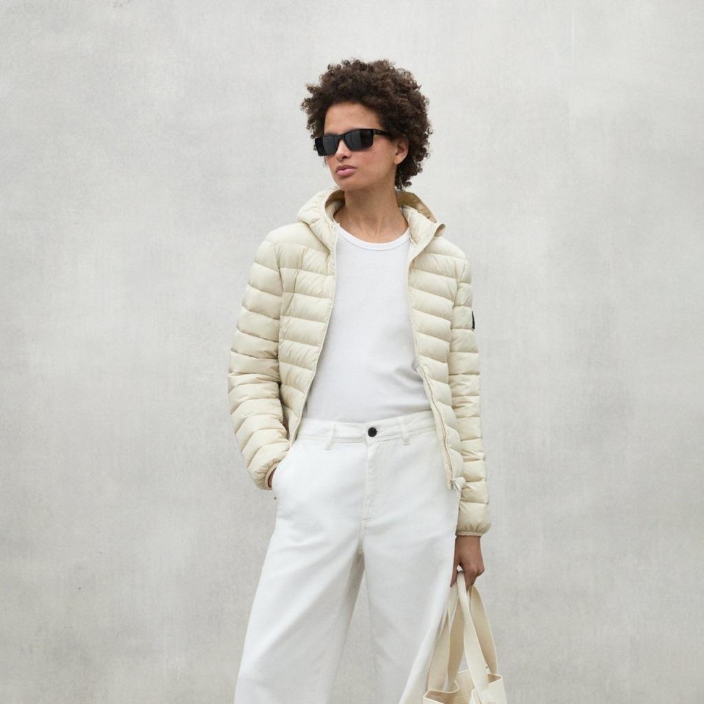 Veste Ecoalf Modèle Atlanticalf Jacket W Couleur Beige 4/5