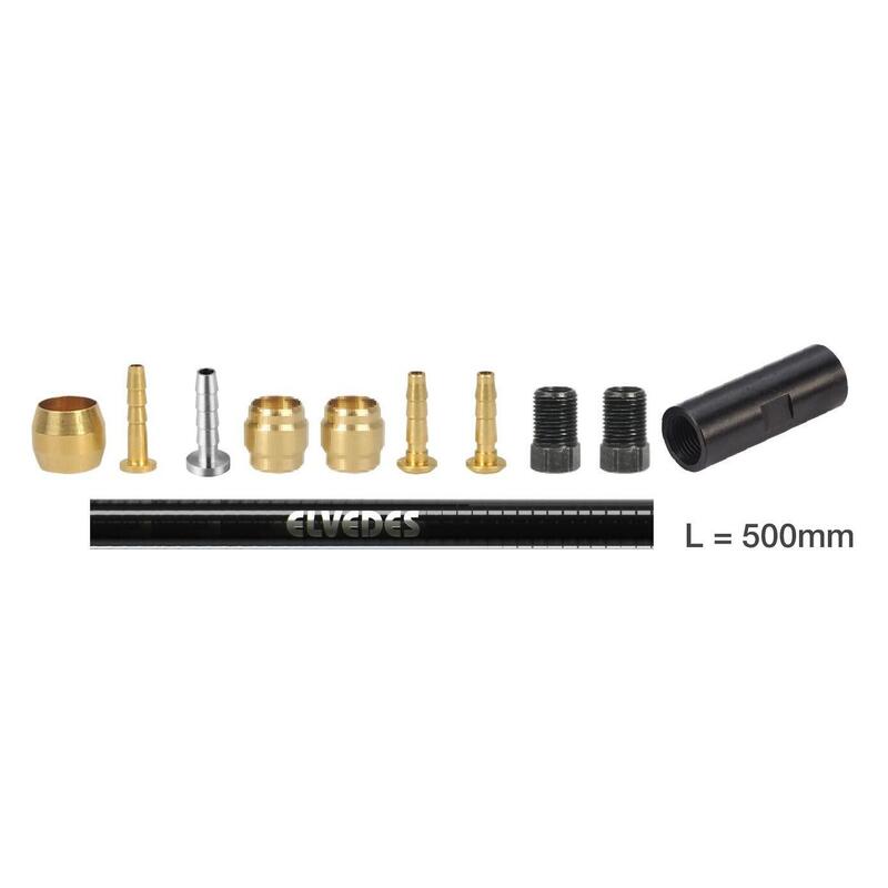 Kit de Remplacement de Tuyau Hydraulique Elvedes 500mm - Origineel Shimano BH59      2400€     ELVEDES Kit de Remplacement de Tuyau Hydraulique Elvedes 500mm - Origineel Shimano BH59Vendu exclusivement en ligne   