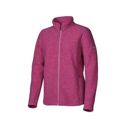 Damen-Wolljacke mit Reißverschluss Beata Very Berry – Rosa