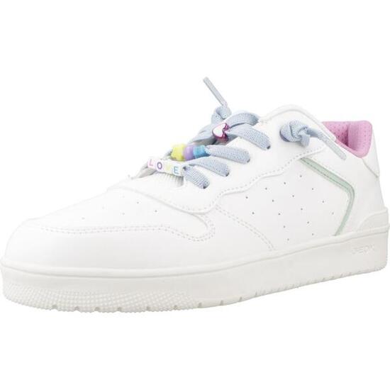 Baskets Geox Modèle J Washiba Girl Couleur Blanc