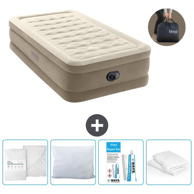 Matelas gonflable Intex Ultra - 1P -  191x99x46 cm + Accessoires
