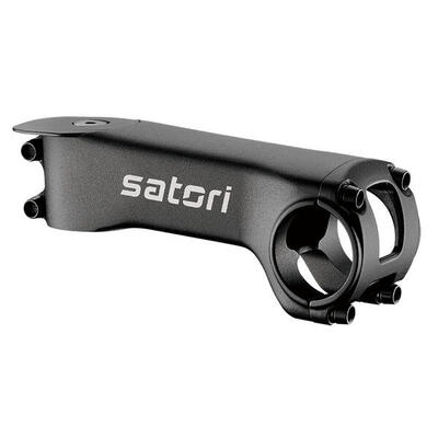 Satori viper stuurpen ø31.8mm 90mm. 7° - mat zwart