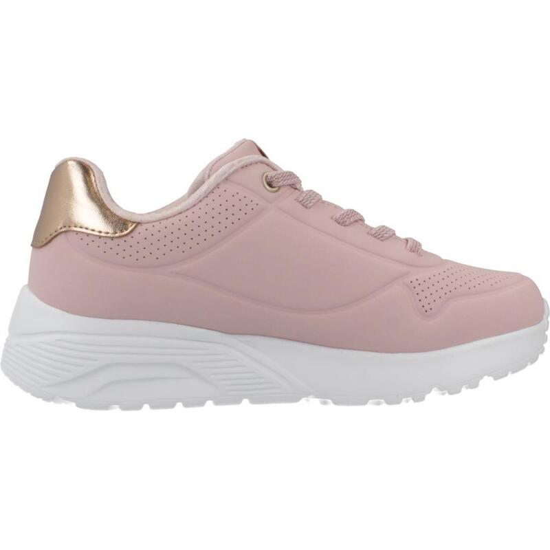 Pantofi Sport Skechers Model Uno Lite-metallic Mo Culoare Roz