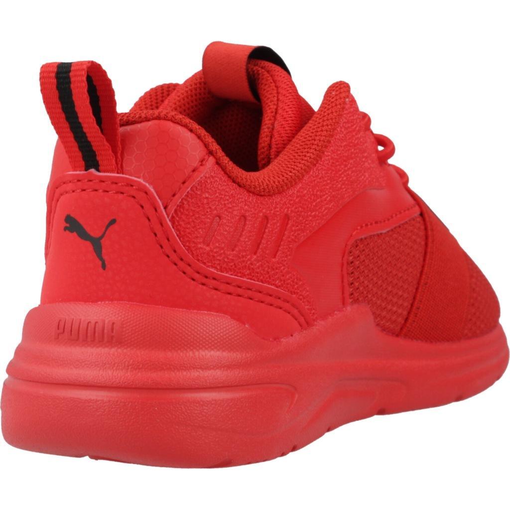 Scarpe Da Ginnastica Puma Modello Soft Wired 2 Ac Inf Colore Rosso 3/5