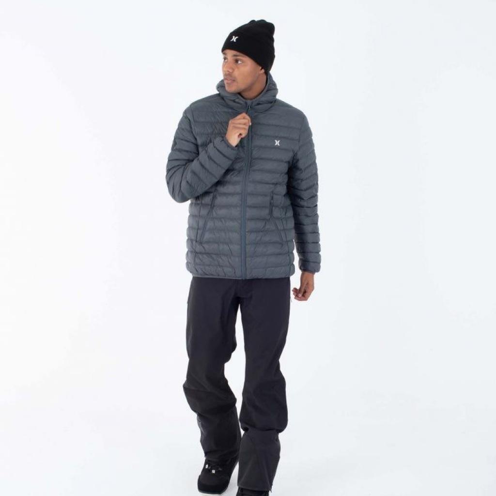 Chaquetas Hombre Hurley Campbell Puffer Gris 4/5
