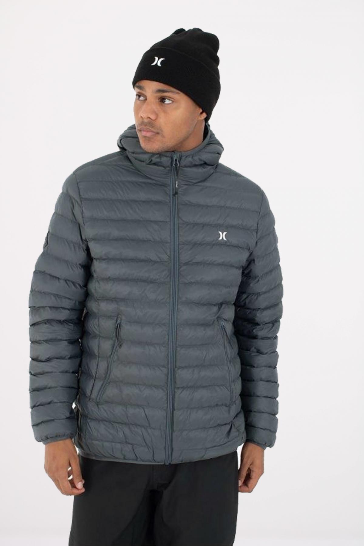 Chaquetas Hombre Hurley Campbell Puffer Gris 5/5