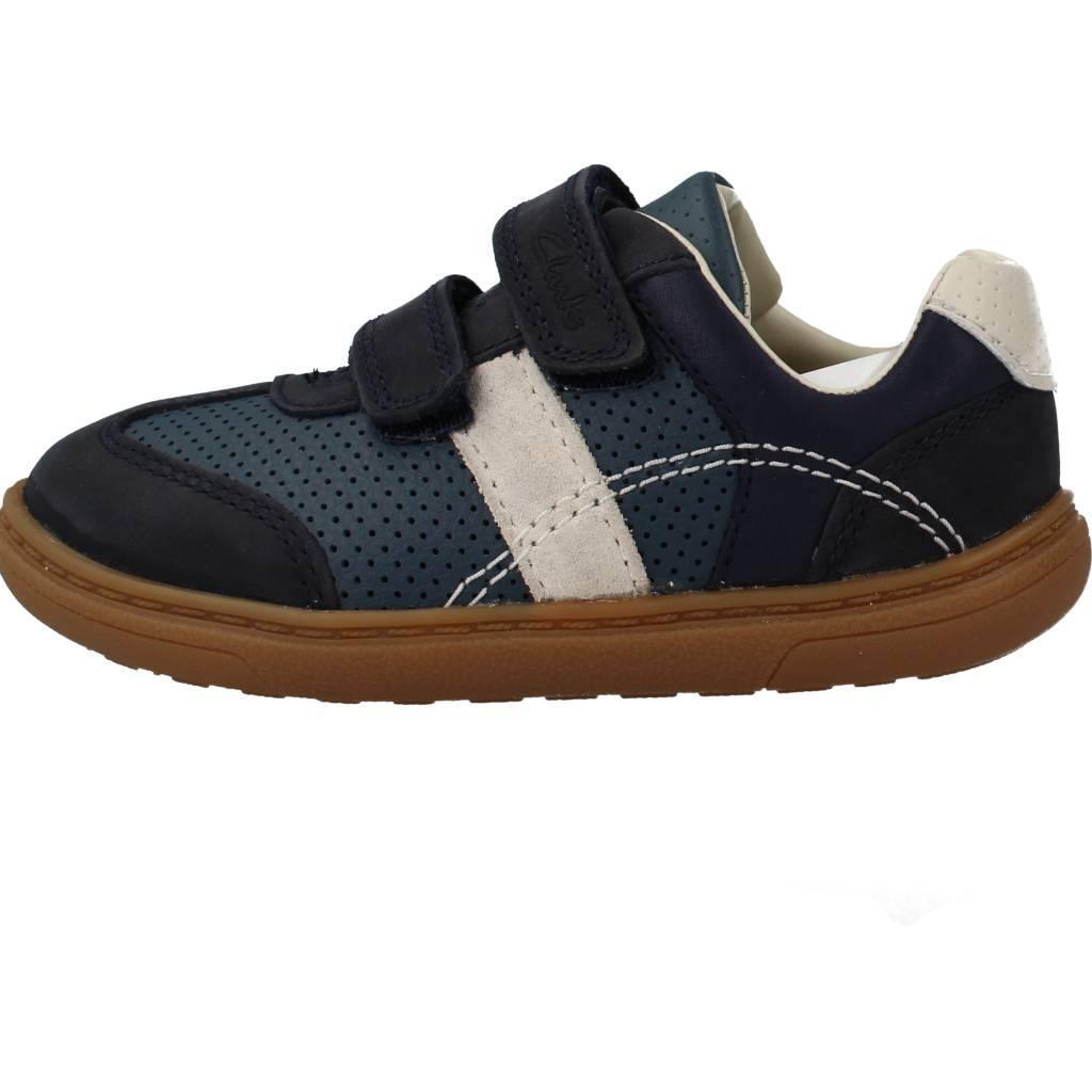 Sneakers Clarks Model Flash Metra T Kleur Blauw 2/5