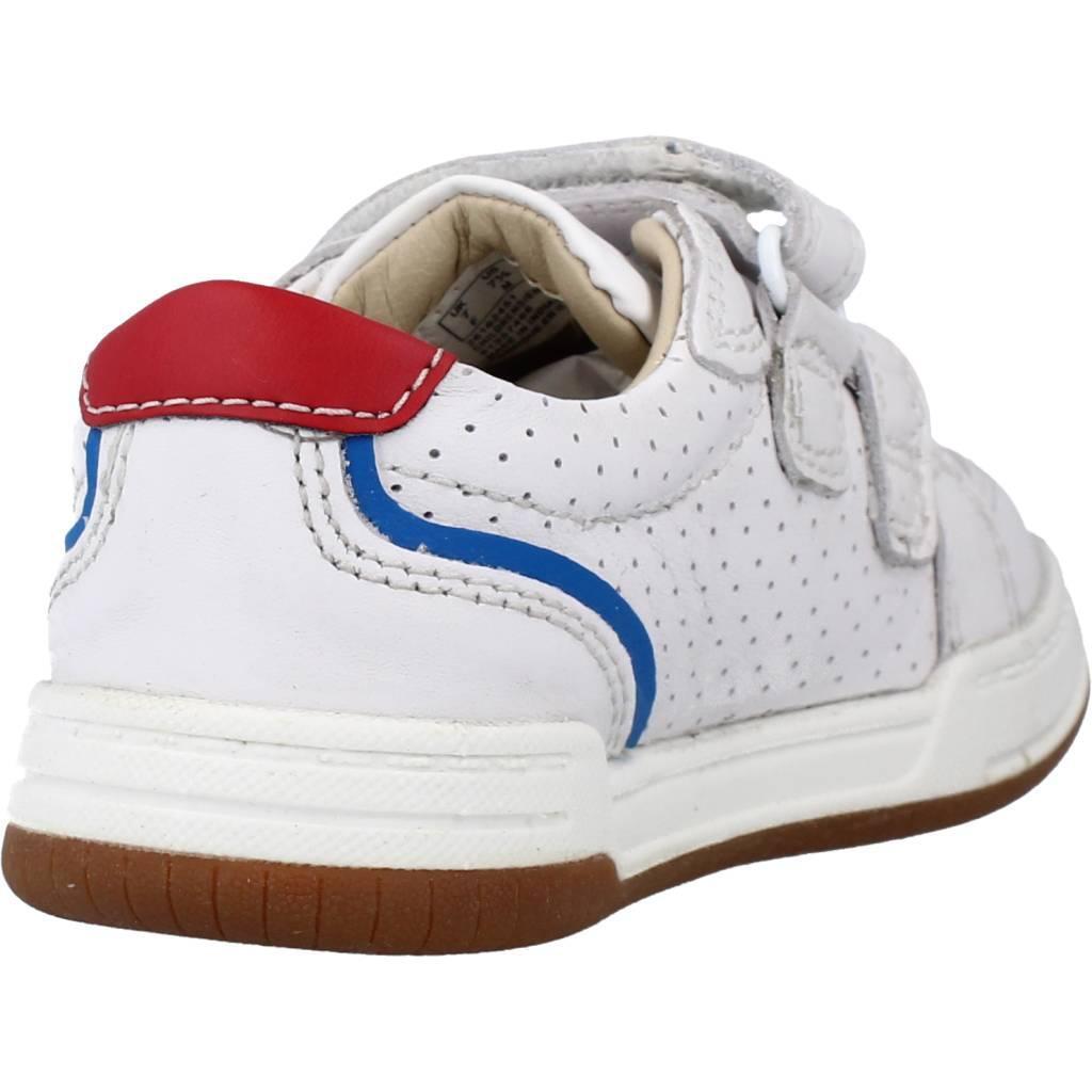 Baskets Clarks Modèle Fawn Solo T Couleur Blanc 3/5